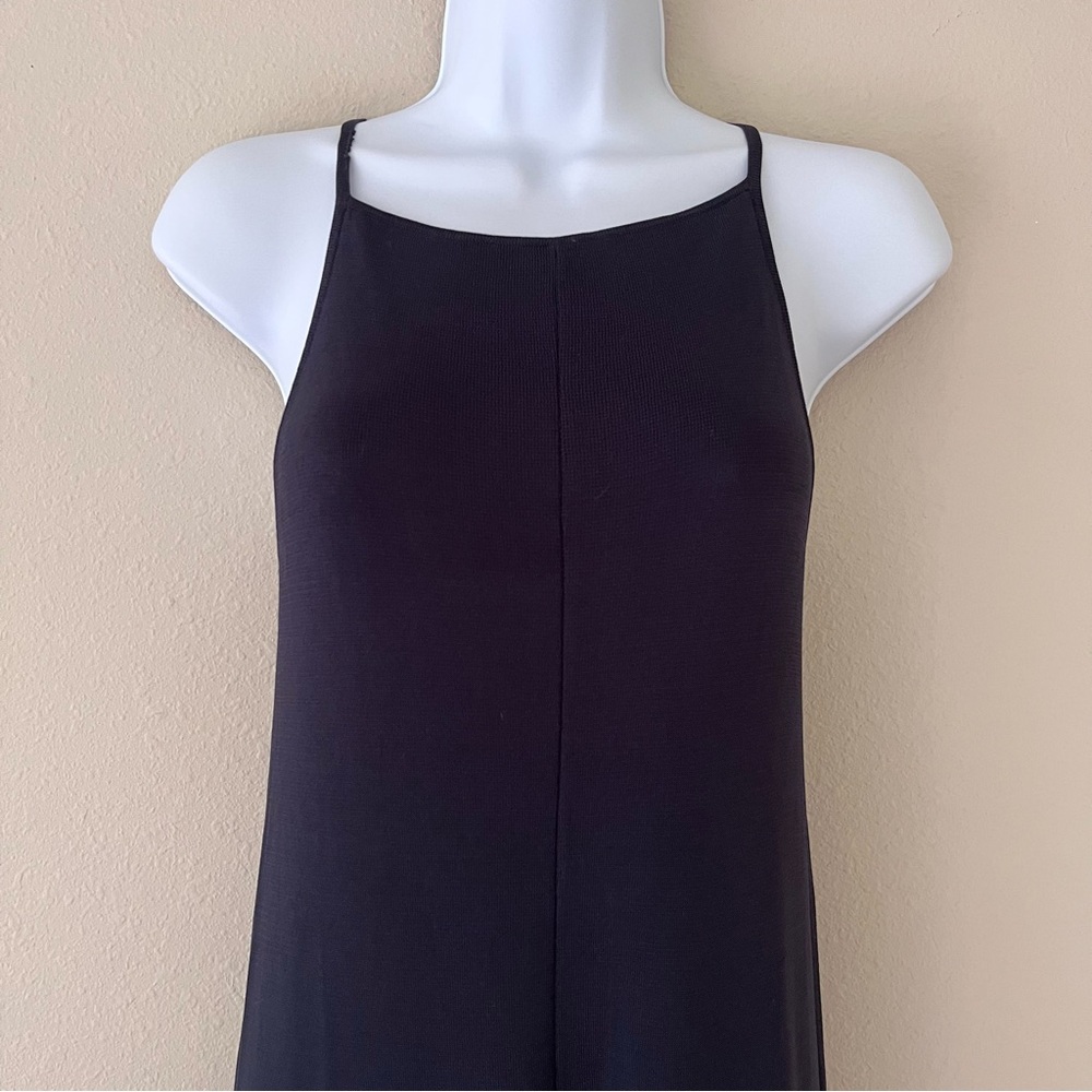 Zara Maxi Dress Size‎ Small Navy Sleeveless Classic Preppy - Picture 4 of 16